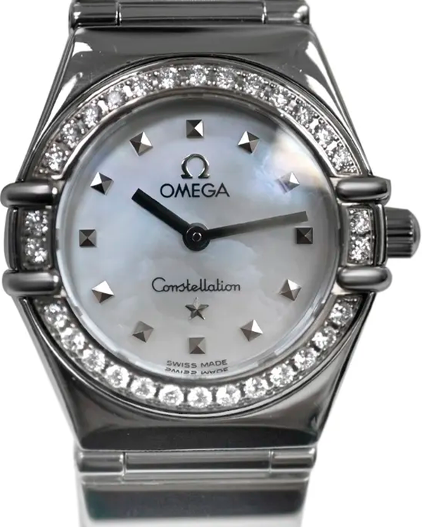 Omega Constellation 22.5MM Quartz Mother Of Pearl Dial Steel Bracelet (1465.71)