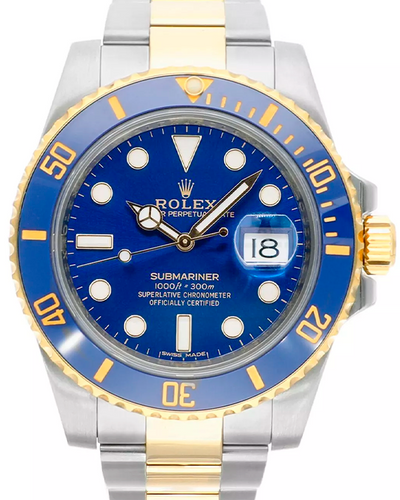 Rolex Submariner Date "Bluesy" 40MM Blue Dial Two-Tone Oyster Bracelet (116613LB)