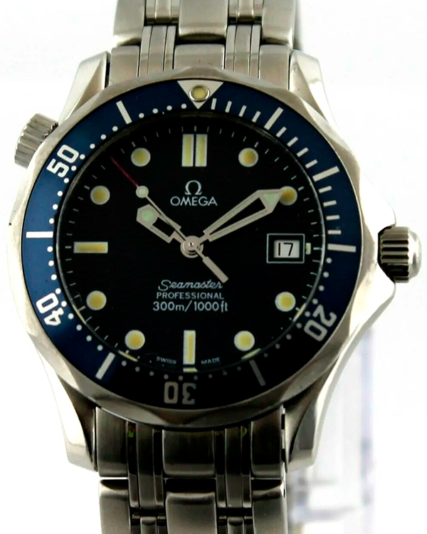 Omega Seamaster 36.25MM Quartz Blue Dial Steel Bracelet (2561.80.00)