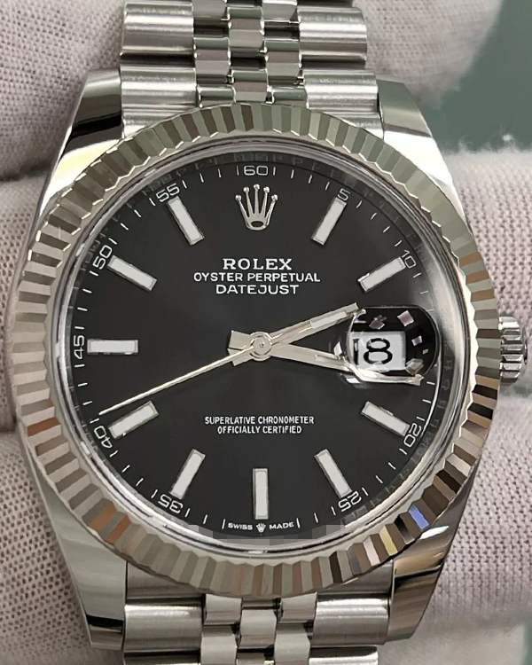 2022 Rolex Datejust 41MM Black Dial Jubilee Bracelt (126334)