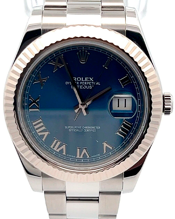 Rolex Datejust II 41MM Blue Dial Oyster Bracelet (116334)