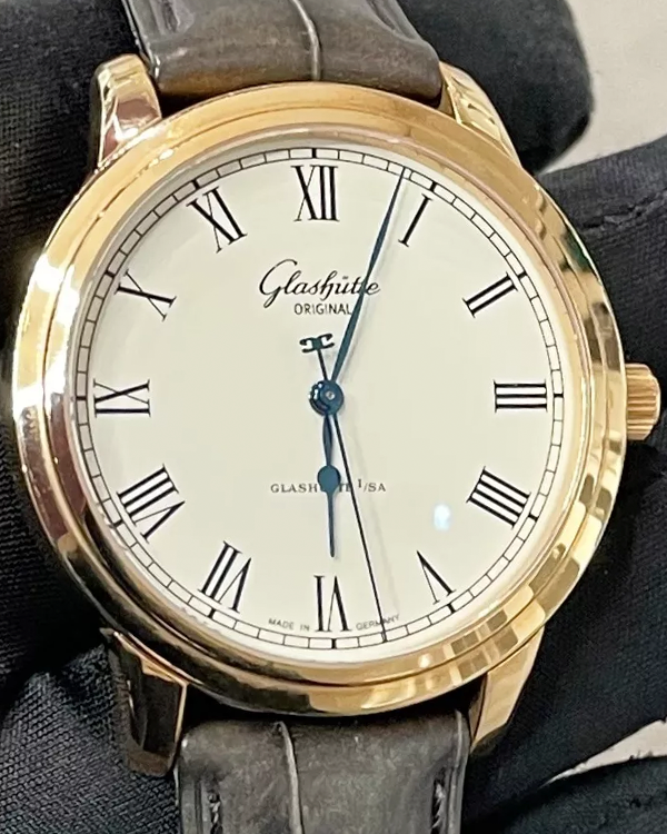 2022 Glashütte Original Senator Excellence 40MM Silver Dial Leather Strap (39-59-01-05-04)