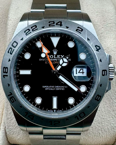 2023 Rolex Explorer II 42MM Black Dial Oyster Bracelet (226570)