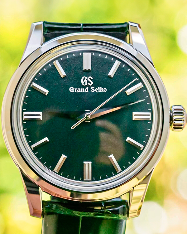 2024 Grand Seiko Elegance Collection 37.3MM Green Dial Leather Strap (SBGW285)