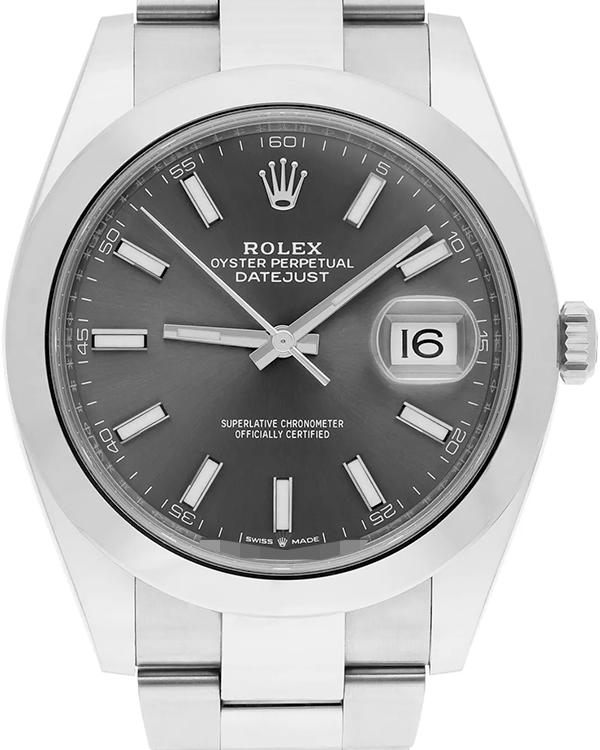 Rolex Datejust 41MM Grey Dial Oyster Bracelet (126300)