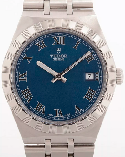 2021 Tudor Royal 38MM Blue Dial Steel Bracelet (28500)