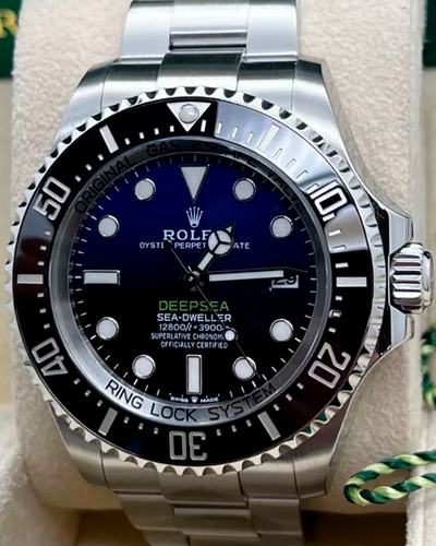 2023 Rolex Sea-Dweller Deepsea "James Cameron" 44MM D-Blue Dial Oyster Bracelet (136660)