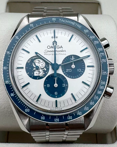 2024 Omega Speedmaster Anniversary Series “Silver Snoopy Award” 42MM Silver Dial Steel Bracelet (310.32.42.50.02.001)