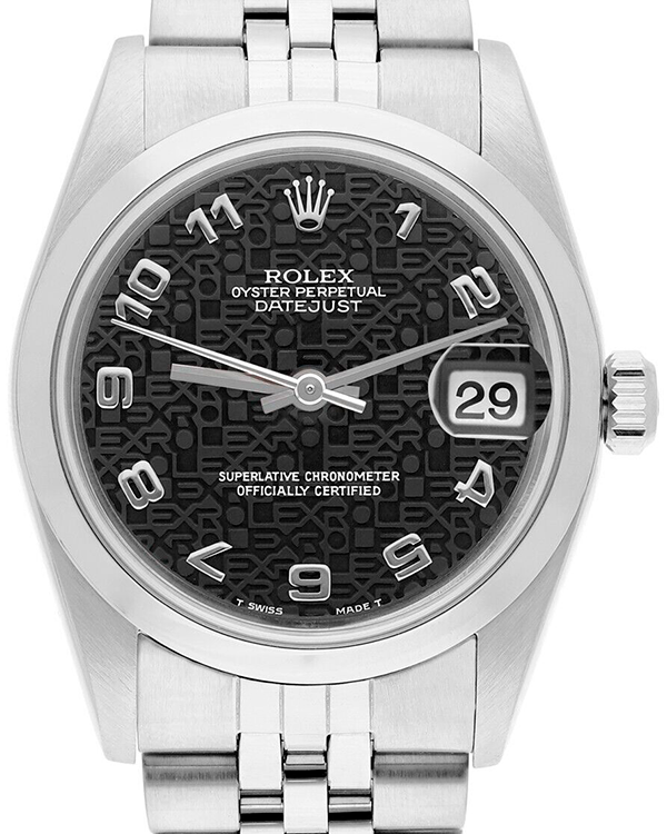 Rolex Datejust 31MM Black Dial Jubilee Bracelet (78240)