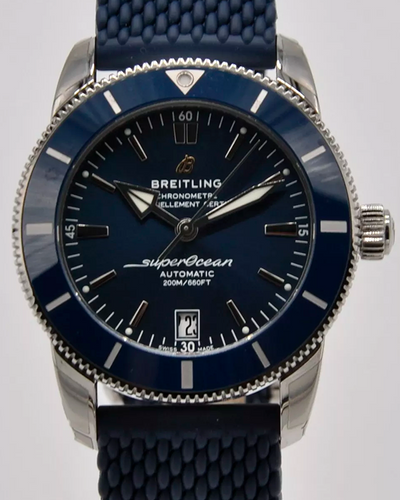 Breitling  Superocean Heritage II B20 42MM Blue Dial Rubber Strap (AB2010161C1A1)