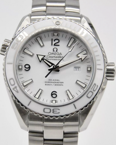 2019 Omega Seamaster Planet Ocean 37.5MM White Dial Steel Bracelet (232.30.38.20.04.001)