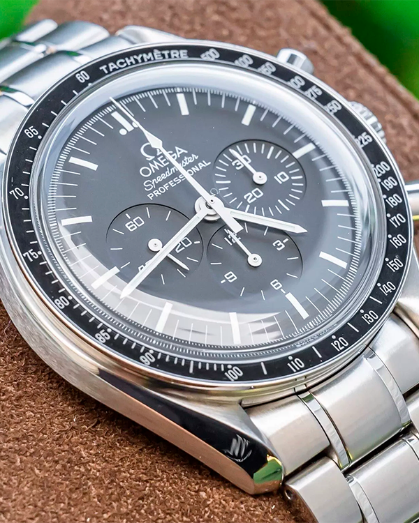 Omega Speedmaster Professional Moonwatch 42MM Black Dial Steel Bracele ...