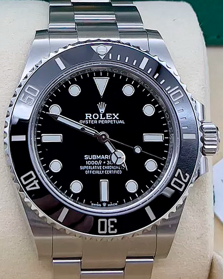 2023 Rolex Submariner No Date 41MM Black Dial Oyster Bracelet (124060)