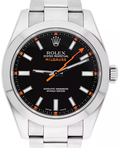 Rolex Milgauss 40MM Black Dial Oyster Bracelet (116400)