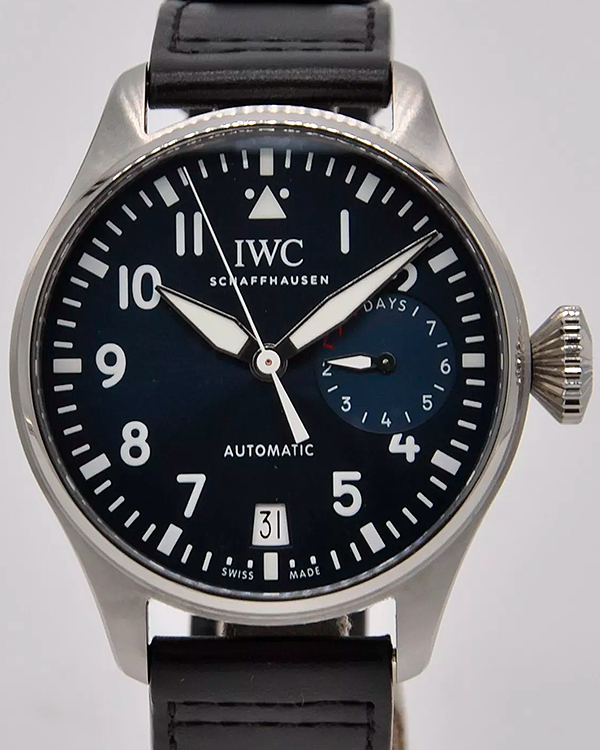 2019 IWC Schaffhausen Pilot "Le Petit Prince" 46.2MM Blue Dial Leather Strap (IW501002)