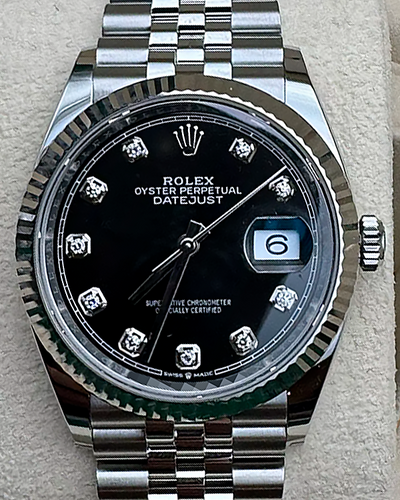 2024 Rolex Datejust 36MM Black Dial Jubilee Bracelet (126234)