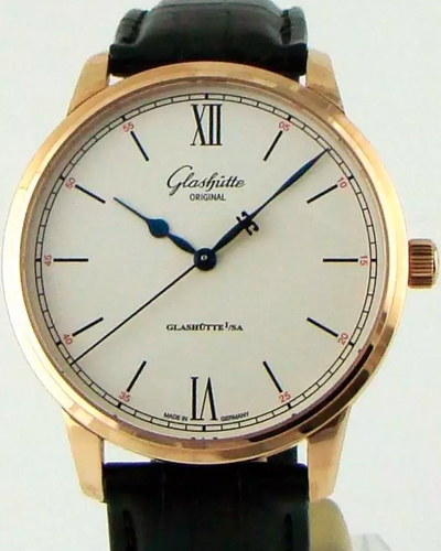 2024 Glashütte Original Senator Excellence 40MM Silver Dial Leather Strap (1-36-01-02-05-01)