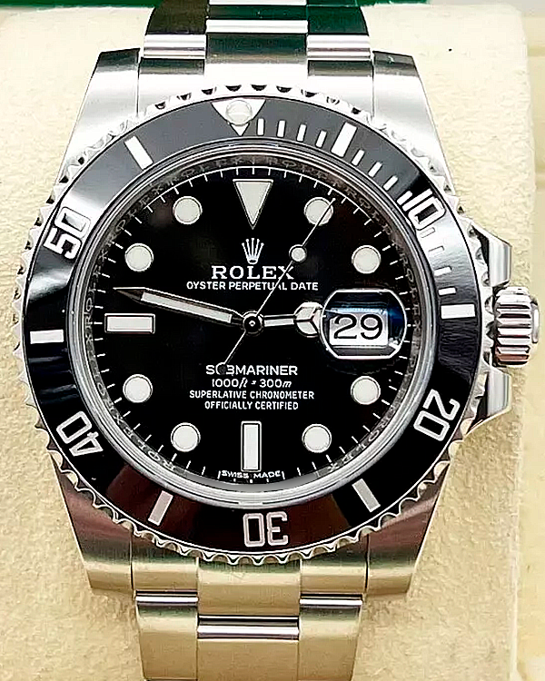 2016 Rolex Submariner Date 40MM Black Dial Oyster Bracelet (116610LN)