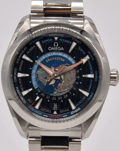 2023 Omega Seamaster Aqua Terra 43MM Blue Dial Steel Bracelet (220.10.43.22.03.001)