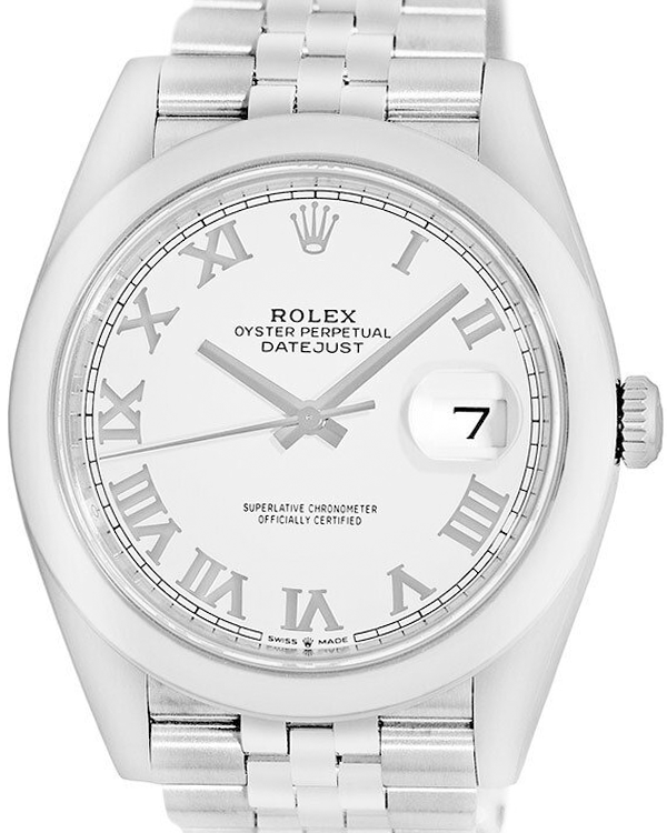 2022 Rolex Datejust 41MM White Dial Jubilee Bracelet (126300)