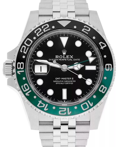 2022 Rolex GMT-Master II "Sprite" 40MM Black Dial Jubilee Bracelet (126720VTNR)