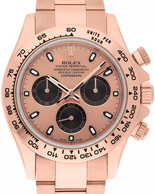 2014 Rolex Cosmograph Daytona 40MM Rose Gold Tone Dial Oyster Bracelet (116505)