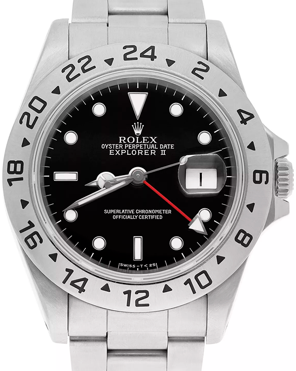 1997 Rolex Explorer II 40MM Black Dial Oyster Bracelet (16570)