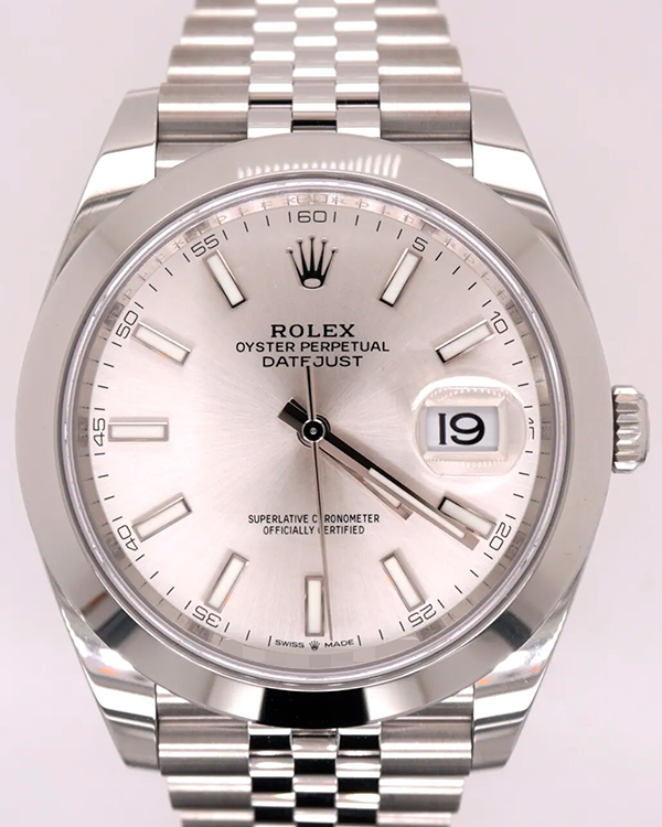 2023 Rolex Datejust 41MM Silver Dial Jubilee Bracelet (126300)