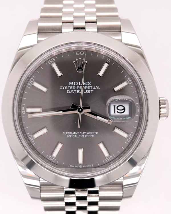 2023 Rolex Datejust 41MM Rhodium Dial Jubilee Bracelet (126300)