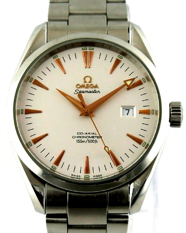 Omega Seamaster Aqua Terra 42.2MM White Dial Steel Bracelet (2502.34)