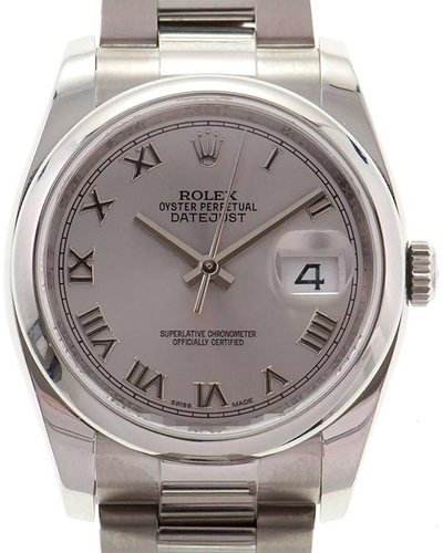 Rolex Datejust 36MM Silver Dial Oyster Bracelet (116200)