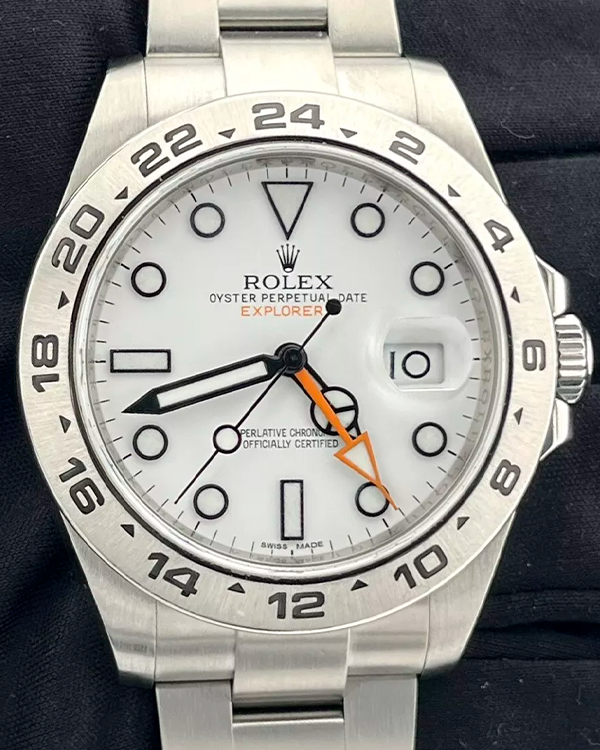 Rolex Explorer II "Polar" 42MM White Dial Steel Bracelet (216570)