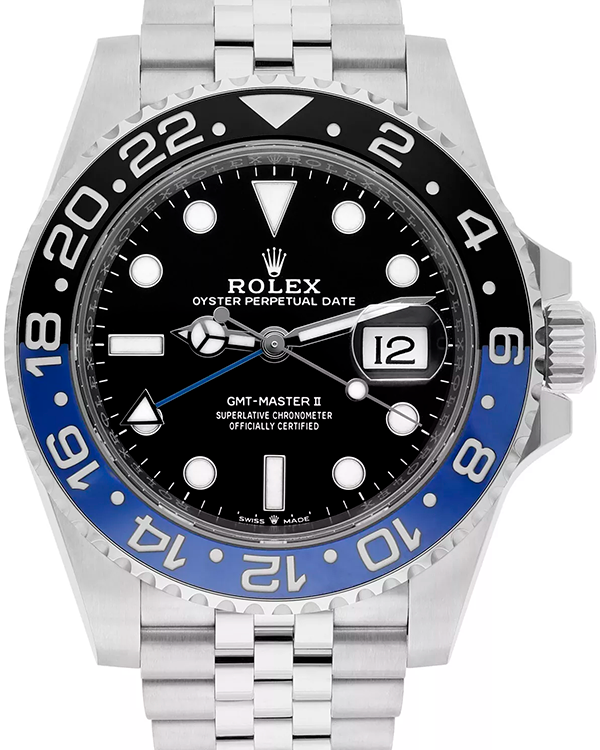 2023 Rolex GMT-Master II "Batgirl" 40MM Black Dial Jubilee Bracelet (126710BLNR)