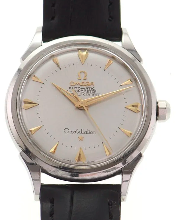 Omega Constellation 34MM White Dial Leather Strap (2852)