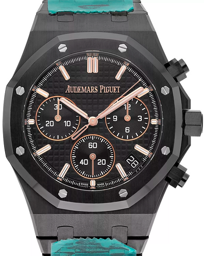 2024 Audemars Piguet Royal Oak Chronograph 41MM Black Dial Ceramic Bracelet (26240CE.OO.1225CE.02)