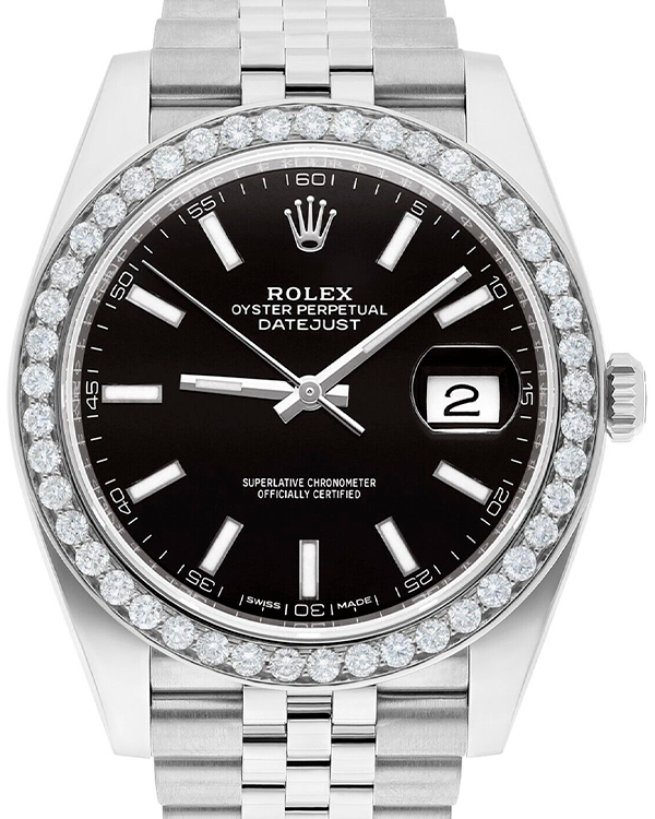 Rolex Datejust 41MM Black Dial Jubilee Bracelet (126300)