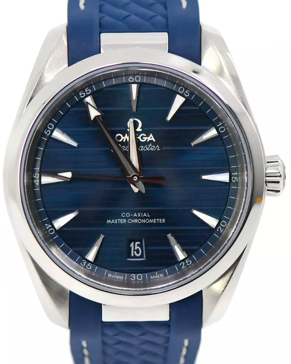 Omega Seamaster Aqua Terra 38MM Blue Dial Rubber Strap (220.12.38.20.03.001)