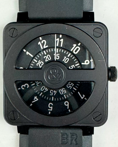 Bell & Ross Aviation 01-92 L.E. 46MM Black Dial Rubber Strap (BR01-92-S)