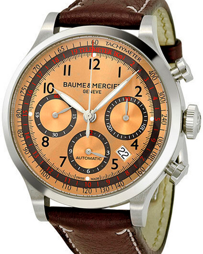 Baume & Mercier Capeland 42MM Bronze Dial Leather Strap (M0A10004)