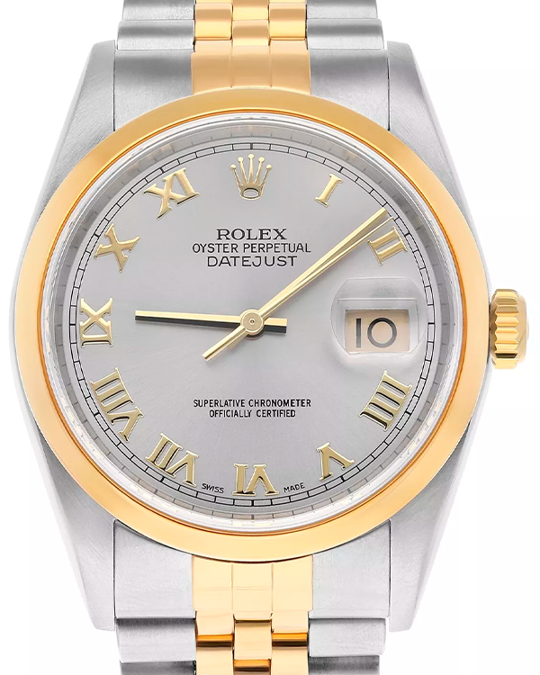 2003 Rolex Datejust 36MM Silver Dial Two-Tone Jubilee Bracelet (16203)