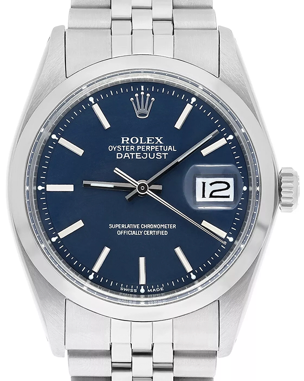 Rolex Datejust 36MM Blue Dial Jubilee Bracelet (1600)