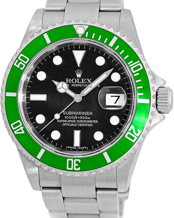 Rolex Submariner Date "Kermit" 40MM Black Dial Oyster Bracelet (16610T)