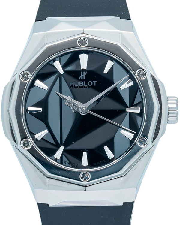 Hublot Classic Fusion Orlinski 40MM Back Black Dial Rubber Strap (505.NS.1800.RX.ORL19)