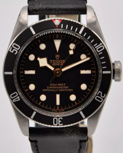 2022 Tudor Black Bay 41MM Black Dial Leather Strap (79230N)