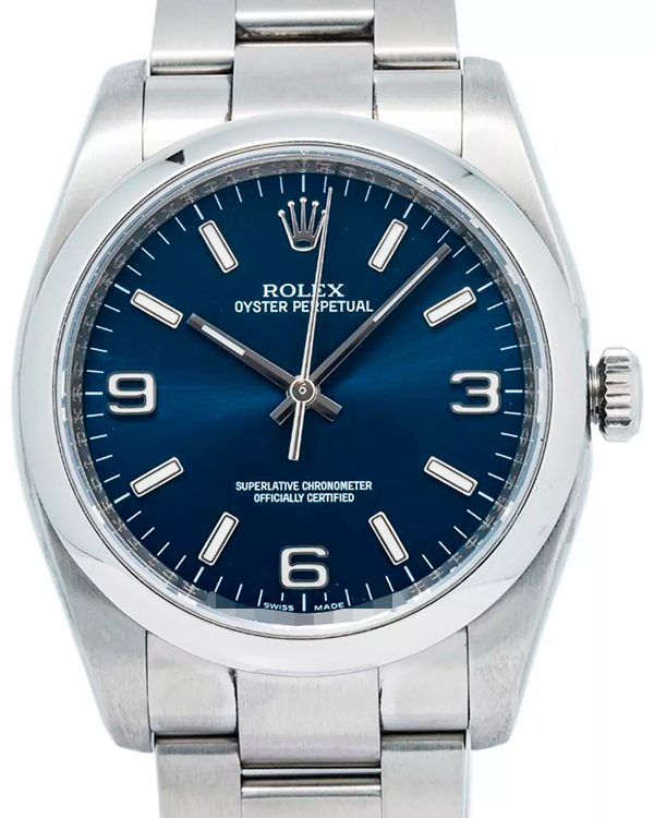 Rolex Oyster Perpetual 36MM Blue Dial Oyster Bracelet (116000)