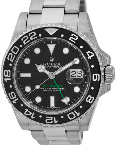 2012 Rolex GMT-Master II 40MM Black Dial Oyster Bracelet (116710)