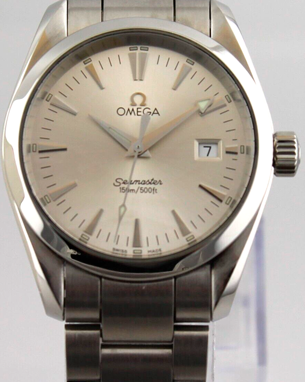 Omega Seamaster Aqua Terra 36.2MM Quartz Silver Dial Steel Bracelet (2518.30)