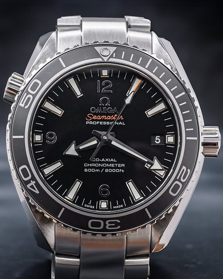 2015 Omega Seamaster Planet Ocean 600M 42MM Black Dial Steel Bracelet (232.30.42.21.01.001)