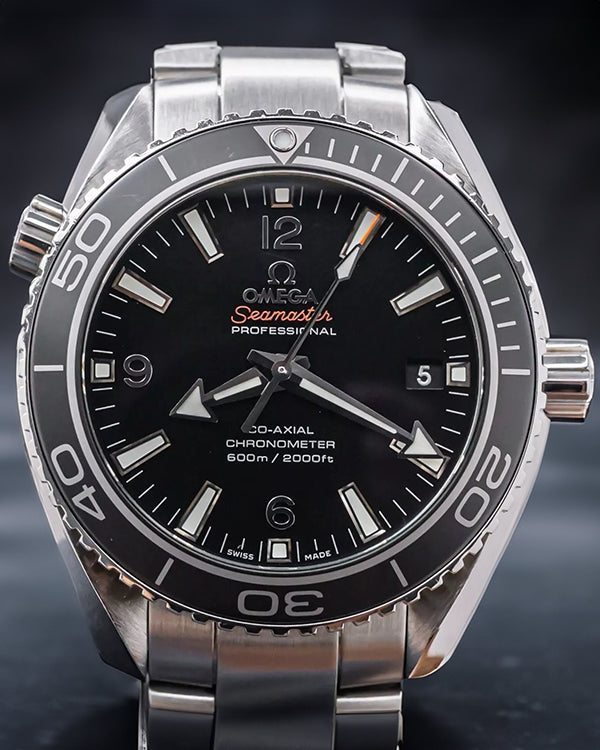 2015 Omega Seamaster Planet Ocean 600M 42MM Black Dial Steel Bracelet (232.30.42.21.01.001)