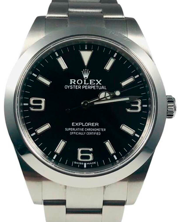 2020 Rolex Explorer 39MM Black Dial Oyster Bracelet (214270)